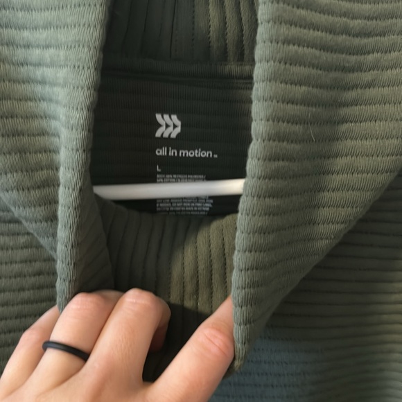 COPY - All In Motion funnel neck sweatshirt - Picture 3 of 3